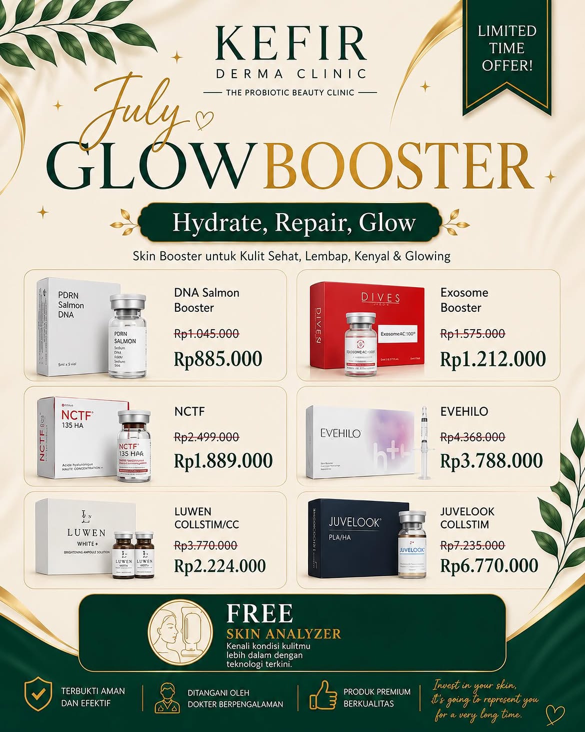 Poster promo July Beauty Festival is Here! 4